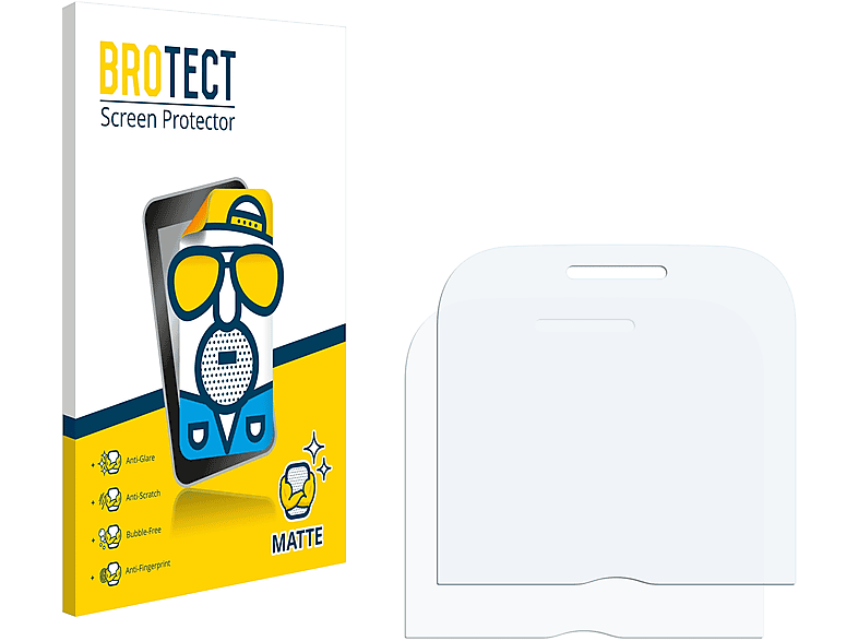 BROTECT 2x matte Schutzfolie(für Alcatel One Touch 20.04C)