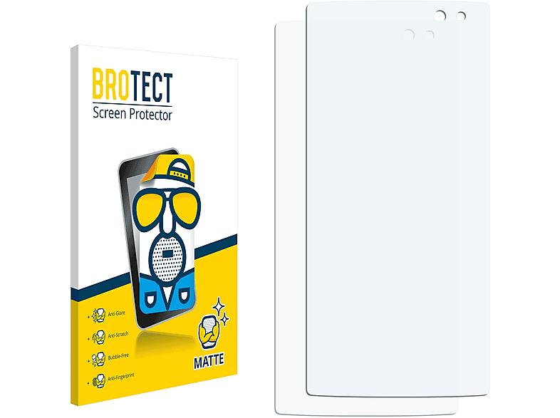 BROTECT 2x matte Schutzfolie(für Alcatel Idol 4 Pro)