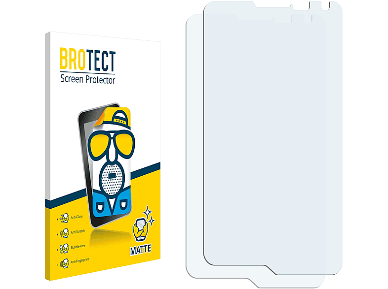 BROTECT 2x matte Schutzfolie(für Motorola Motoluxe)