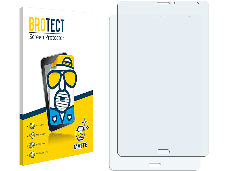 BROTECT 2x Schutzfolie(für S) Samsung matte Galaxy Tab