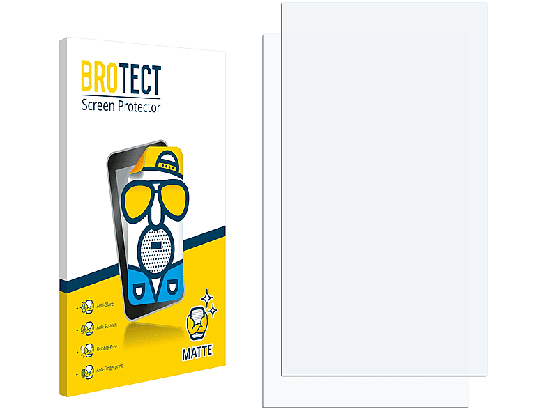 BROTECT matte HTC E8) 2x One Schutzfolie(für