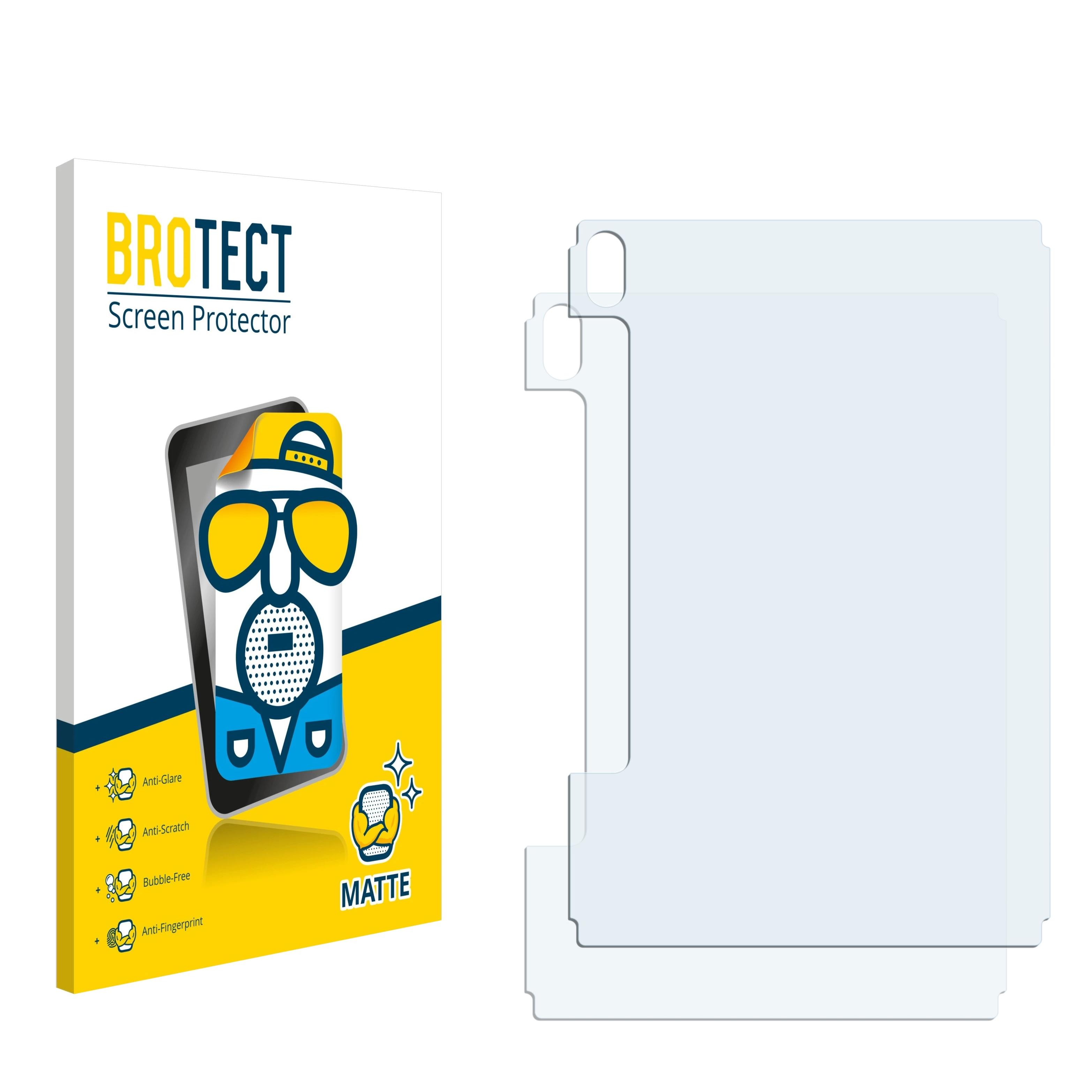 BROTECT 2x matte Schutzfolie(für Samsung 2020) Tab Galaxy LTE S6