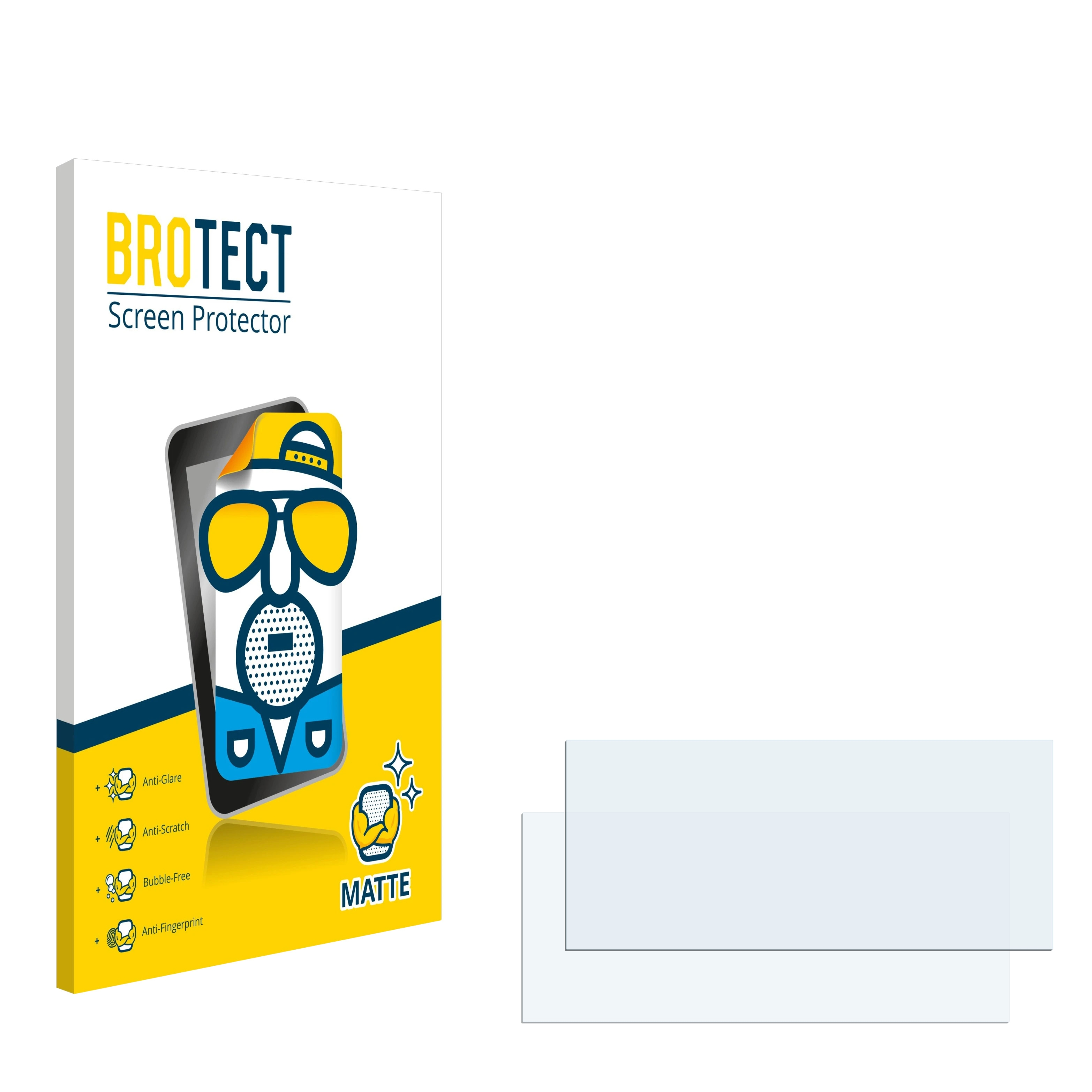 BROTECT 2x matte Schutzfolie(für Infotainment Opel Corsa-e System)