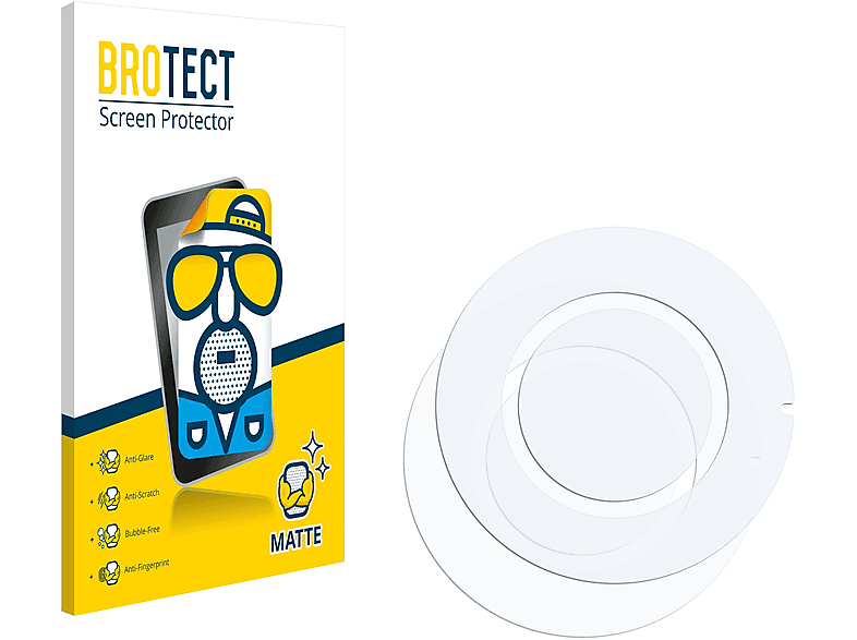 BROTECT 2x matte Schutzfolie(für Belkin Boost Up Wireless Charging Pad)