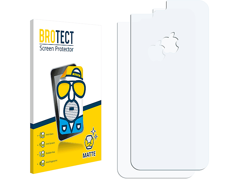 BROTECT 2x matte Schutzfolie(für 7 Apple iPhone Plus)