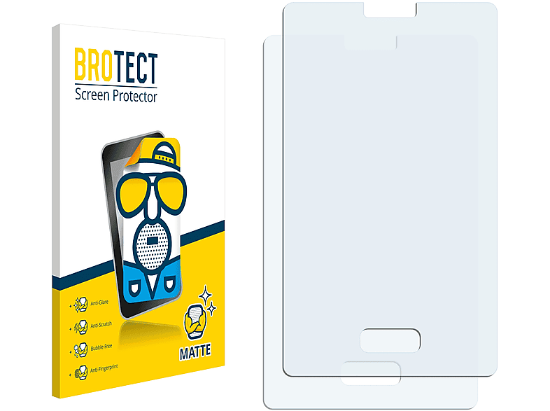 BROTECT 2x matte Schutzfolie(für LG Electronics E400 Optimus L3)
