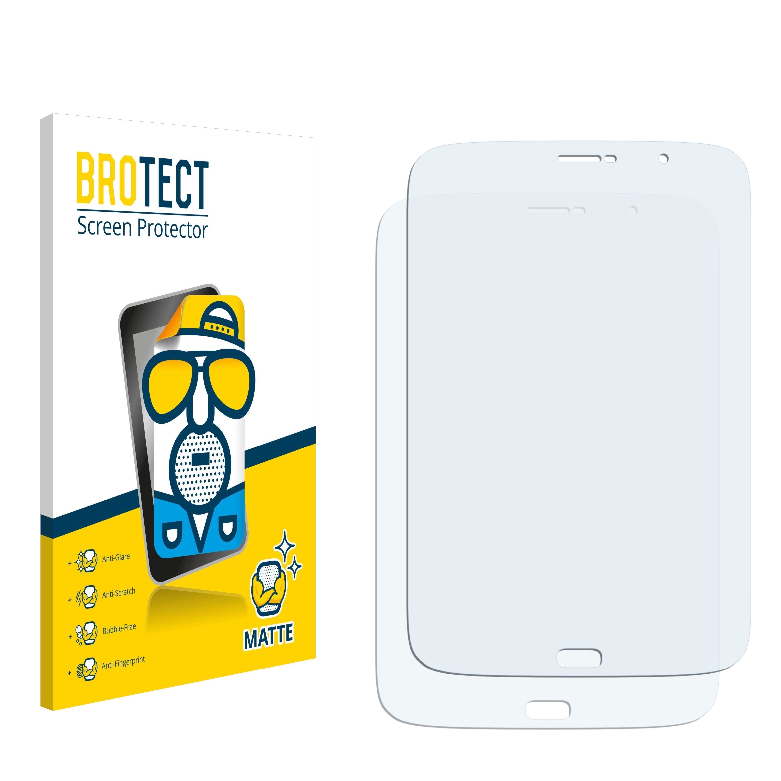 BROTECT matte 2x Samsung Schutzfolie(für GT-N5110)