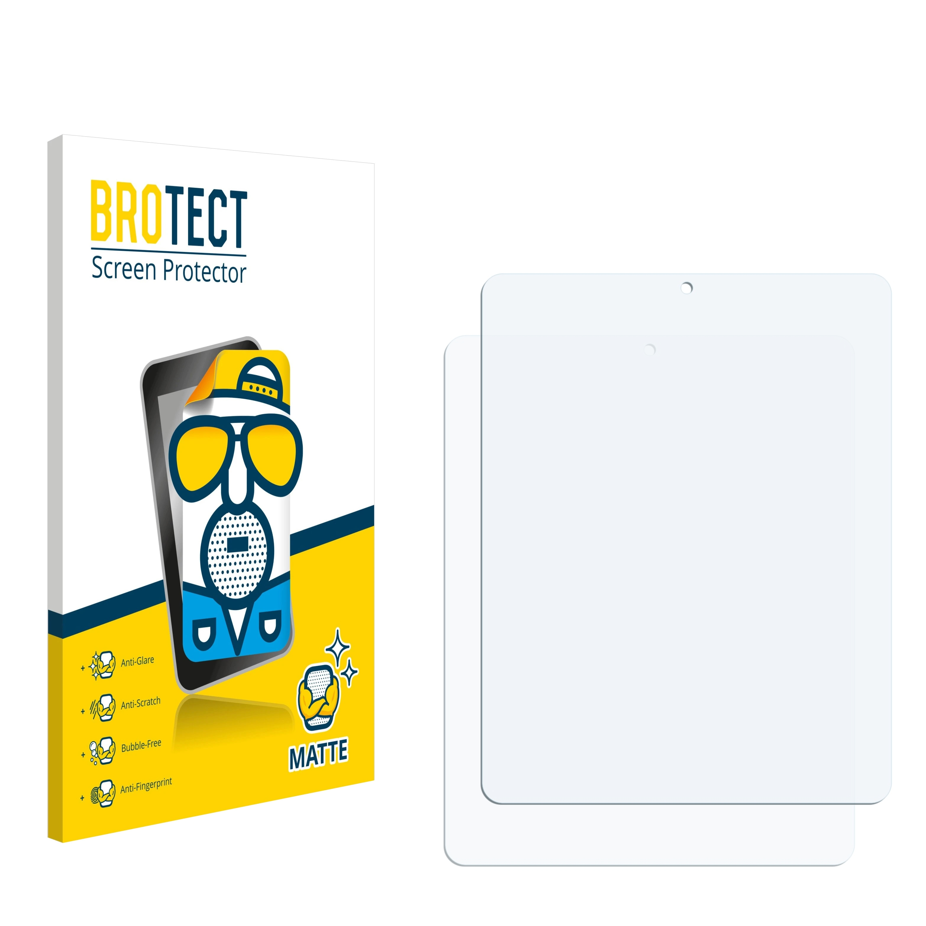 BROTECT 2x matte Schutzfolie(für Prestigio MultiPad DUO 2 ULTRA PMP7280C)