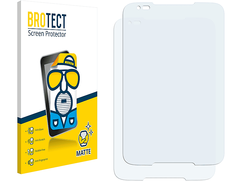 BROTECT 2x matte Schutzfolie(für IdeaTab Lenovo A1000)