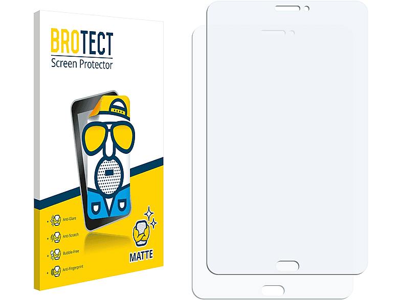 BROTECT 2x matte Schutzfolie(für Samsung Galaxy Tab E 8.0)