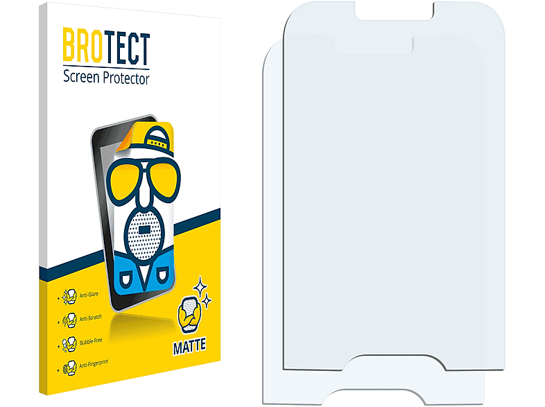 BROTECT 2x Samsung E2600) matte Schutzfolie(für