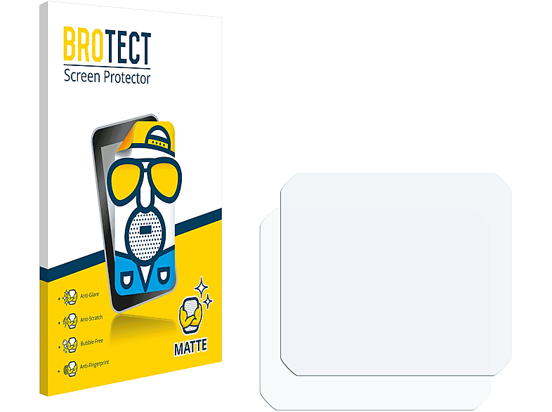 BROTECT 2x matte Schutzfolie(für Garmin epix) | Smartwatch Schutzfolien & Gläser