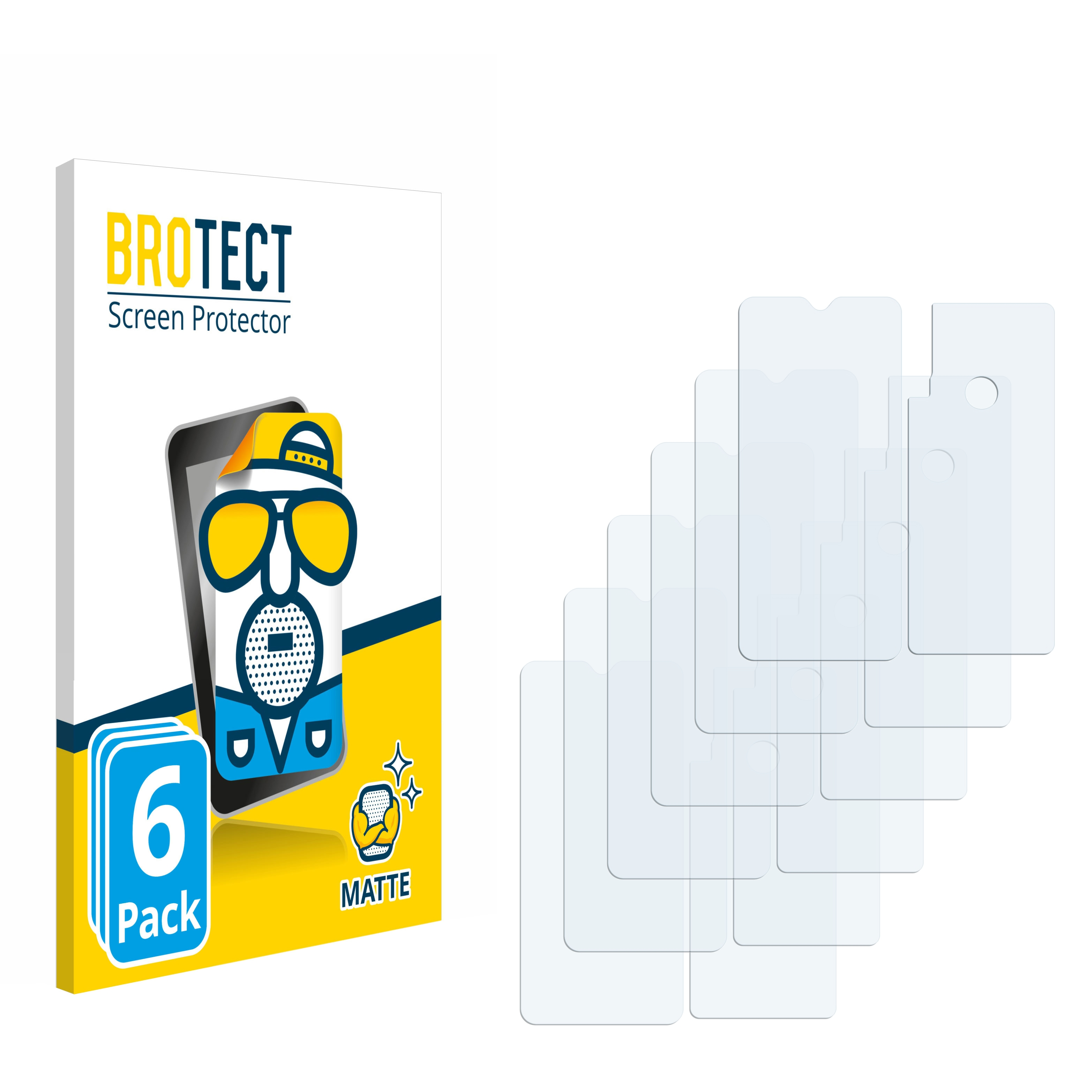 BROTECT 6x matte Pro) Schutzfolie(für TCL L10