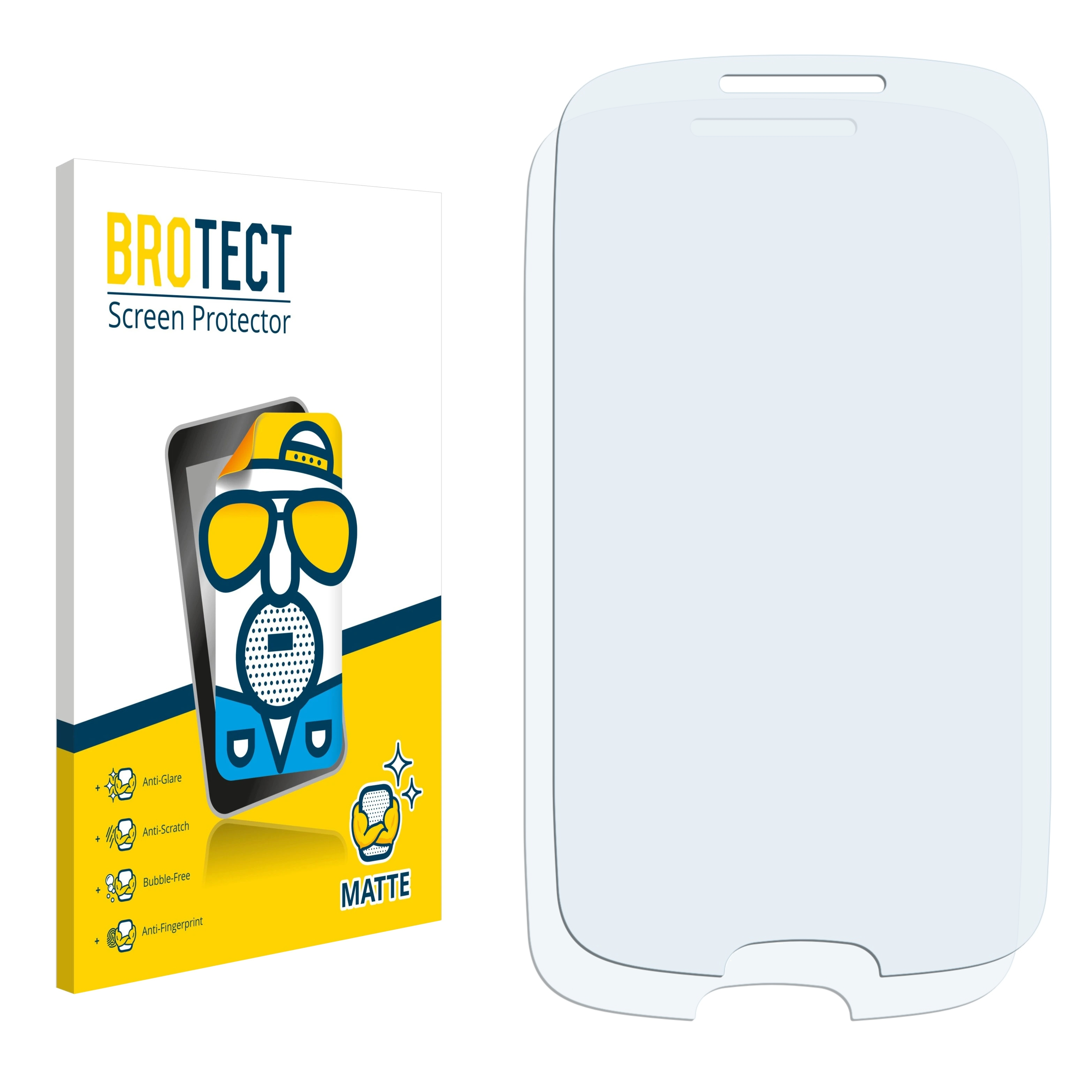 BROTECT 2x matte Schutzfolie(für SPX-5 Mobile Simvalley 3G)