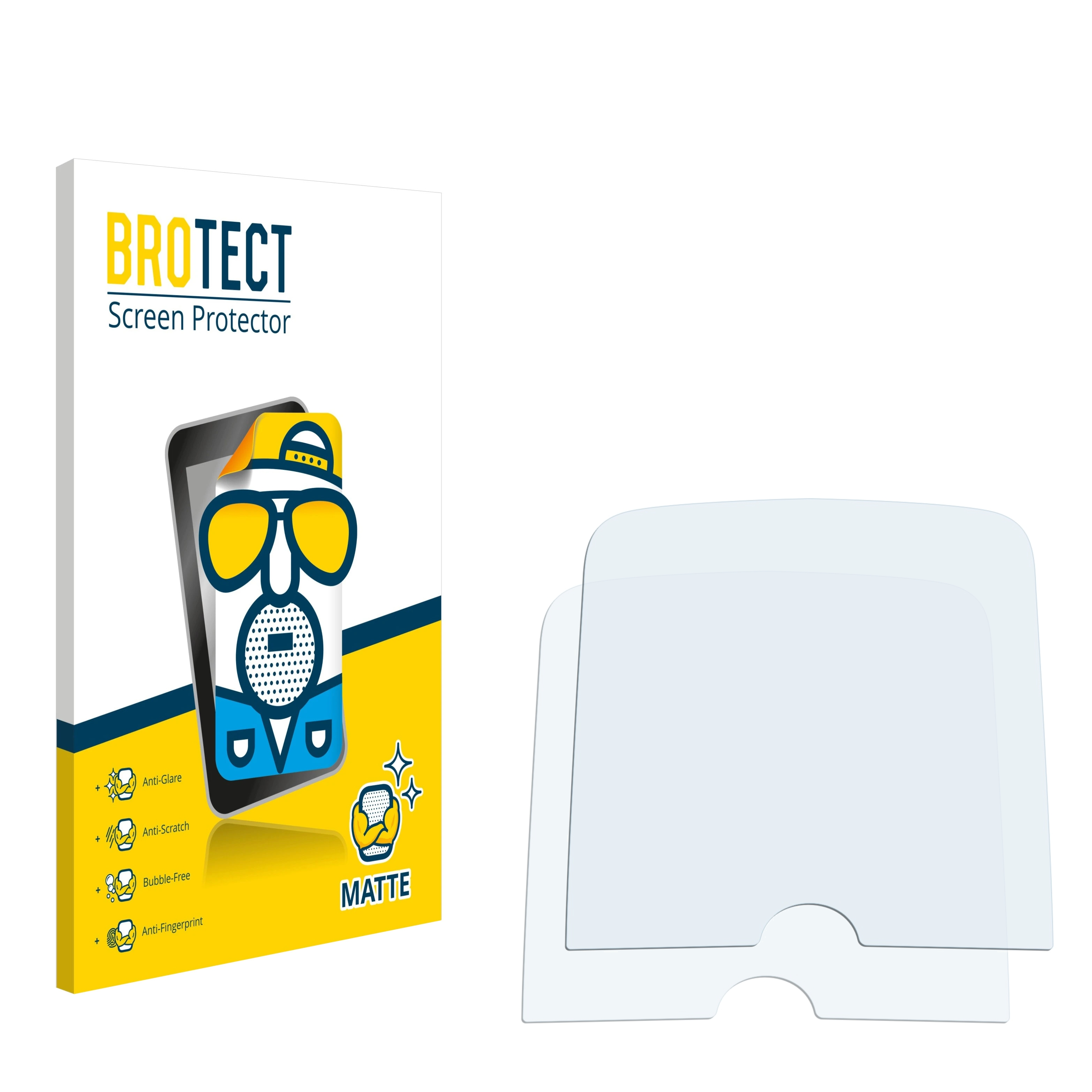 BROTECT 2x matte Schutzfolie(für EM TENS/EMS) Beurer Digital 49