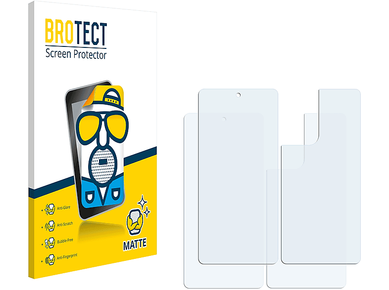 BROTECT 2x matte Schutzfolie(für Samsung Galaxy A53 5G)