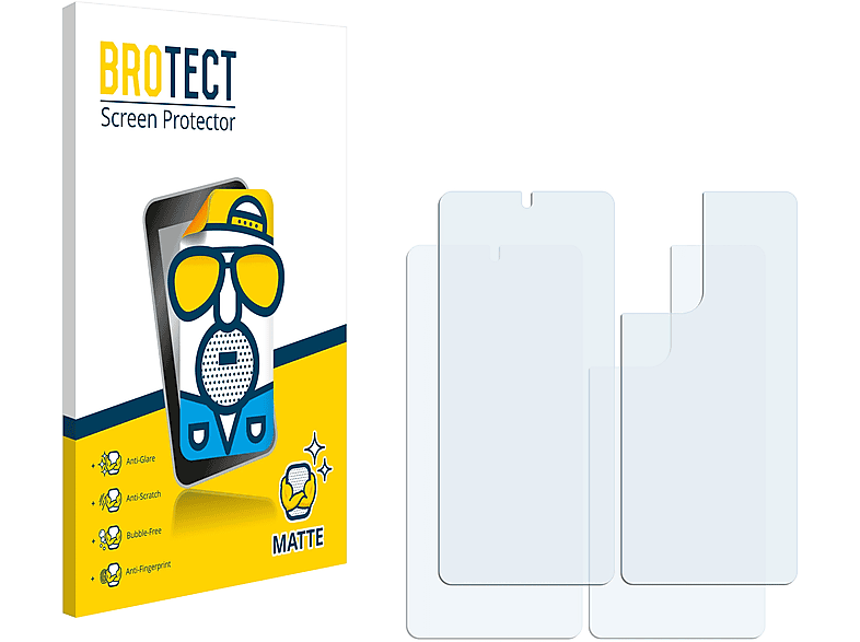 BROTECT 2x matte Schutzfolie(für Samsung Galaxy A73 5G)