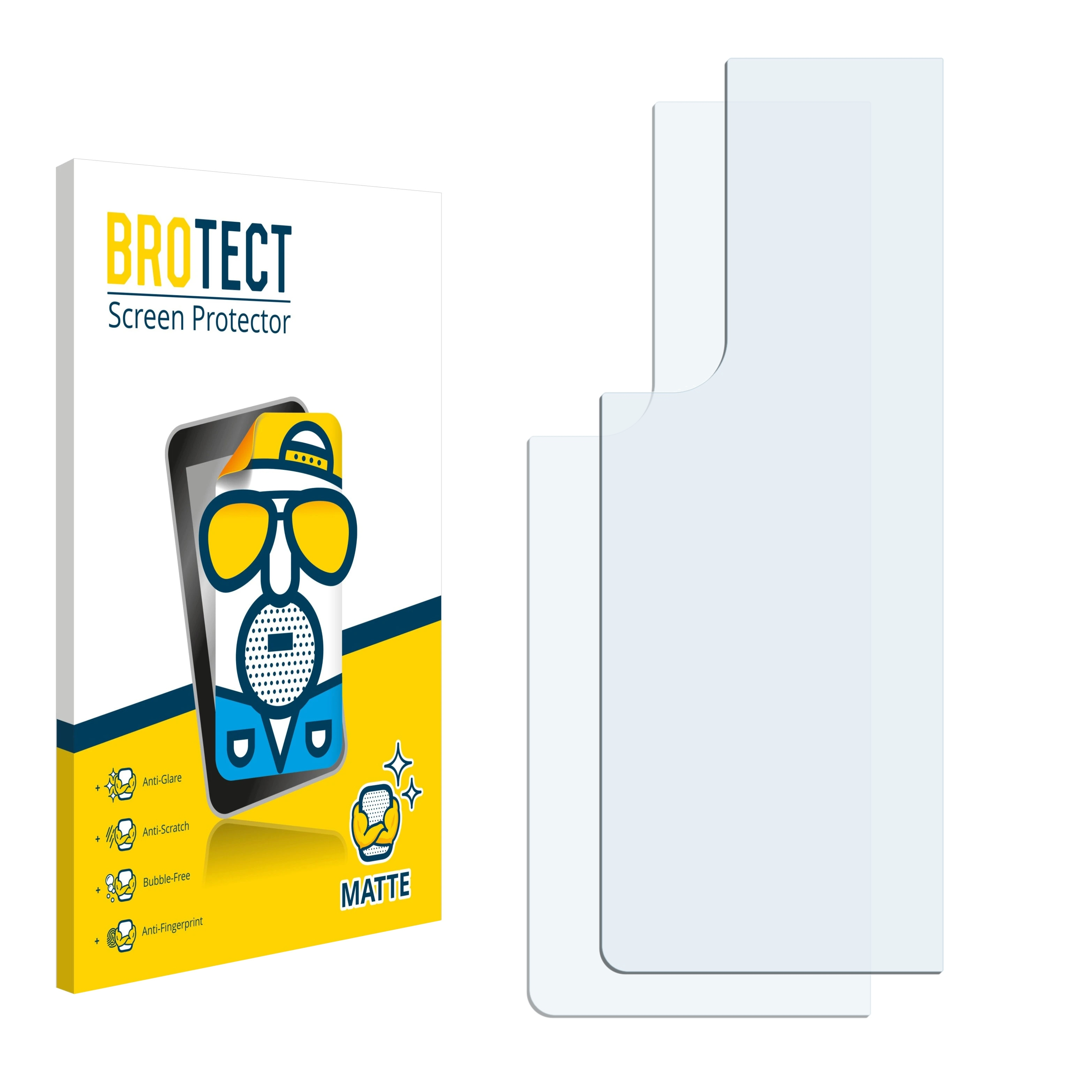 BROTECT 2x matte Schutzfolie(für Galaxy Samsung 5G) Z Fold 3