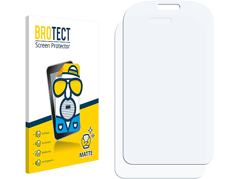 BROTECT 2x matte 6050) Schutzfolie(für Doro