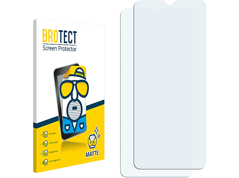 BROTECT 2x matte Schutzfolie(für T-Mobile Revvl V+ 5G)