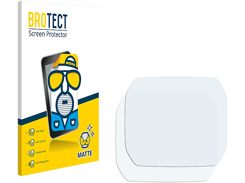 BROTECT 2x matte Schutzfolie(für Casio Collection Unisex F-91W) | Smartwatch Schutzfolien & Gläser