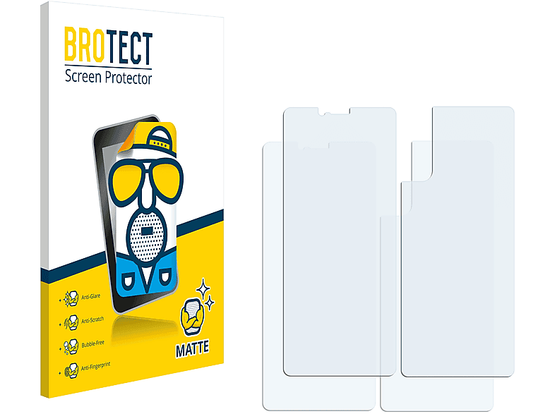 BROTECT 2x matte Schutzfolie(für Sony Xperia 10 II)