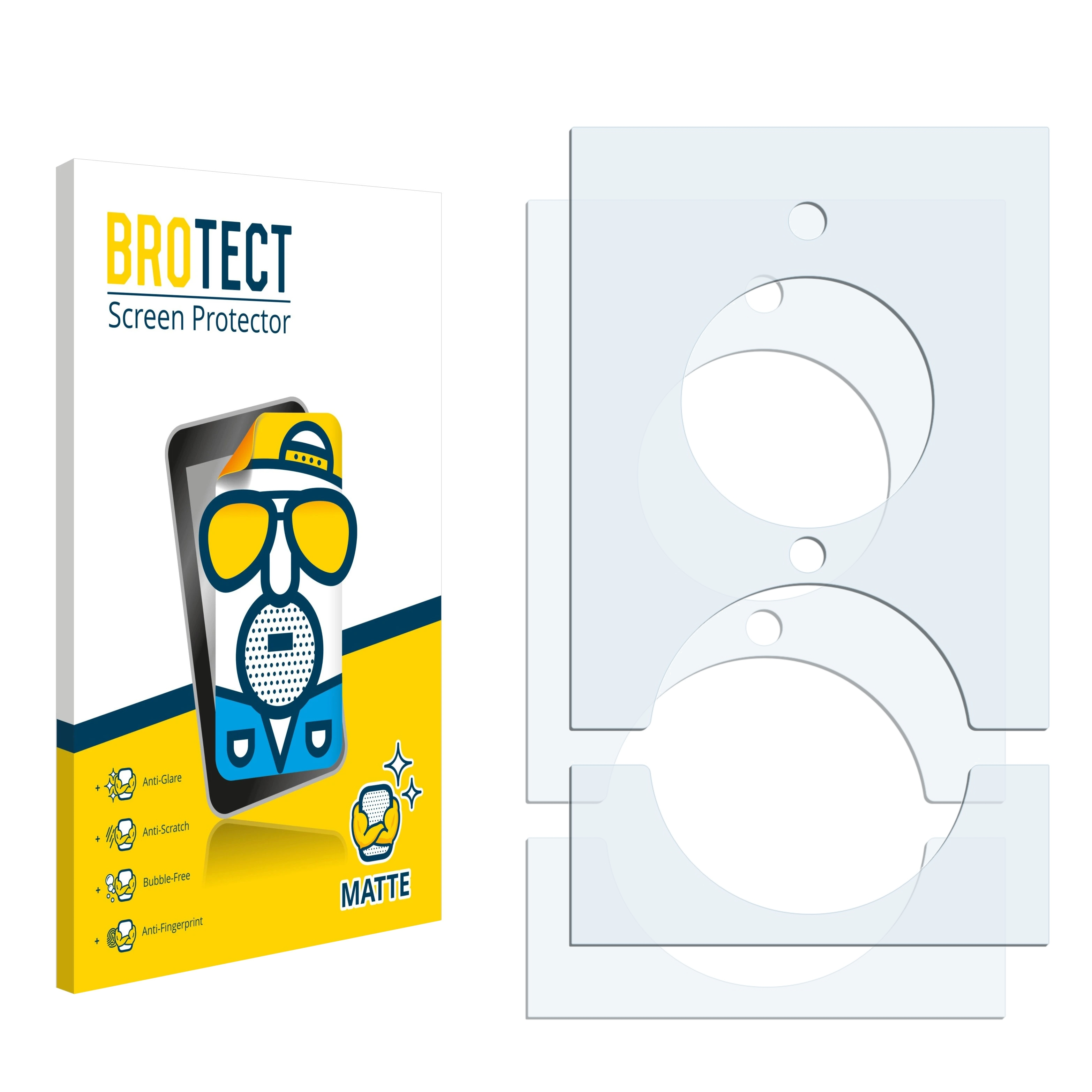 Elite) Doorbell 2x Schutzfolie(für Ring matte Video BROTECT