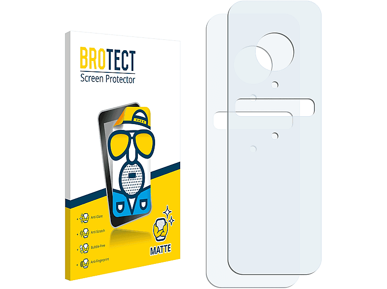BROTECT 2x matte Schutzfolie(für Logitech Circle View Doorbell)