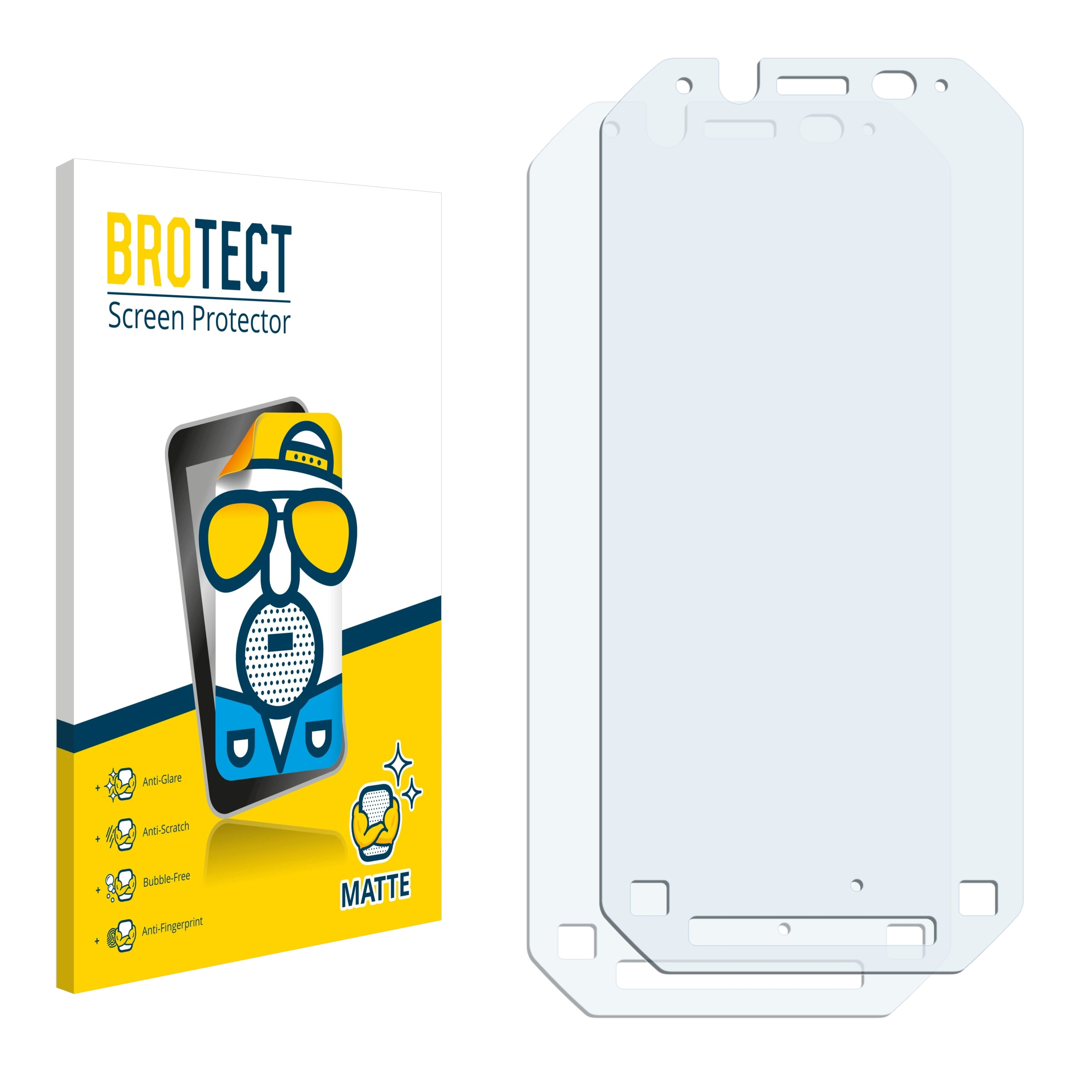 BROTECT 2x Toughbook Schutzfolie(für matte Panasonic N1)