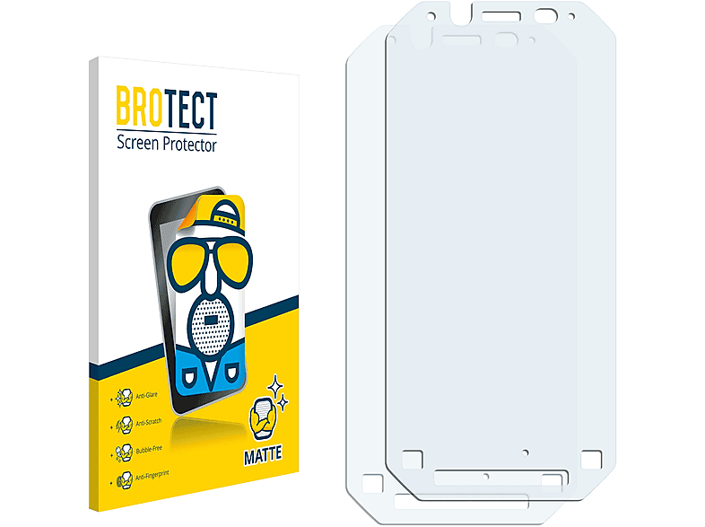BROTECT 2x Toughbook Schutzfolie(für matte Panasonic N1)
