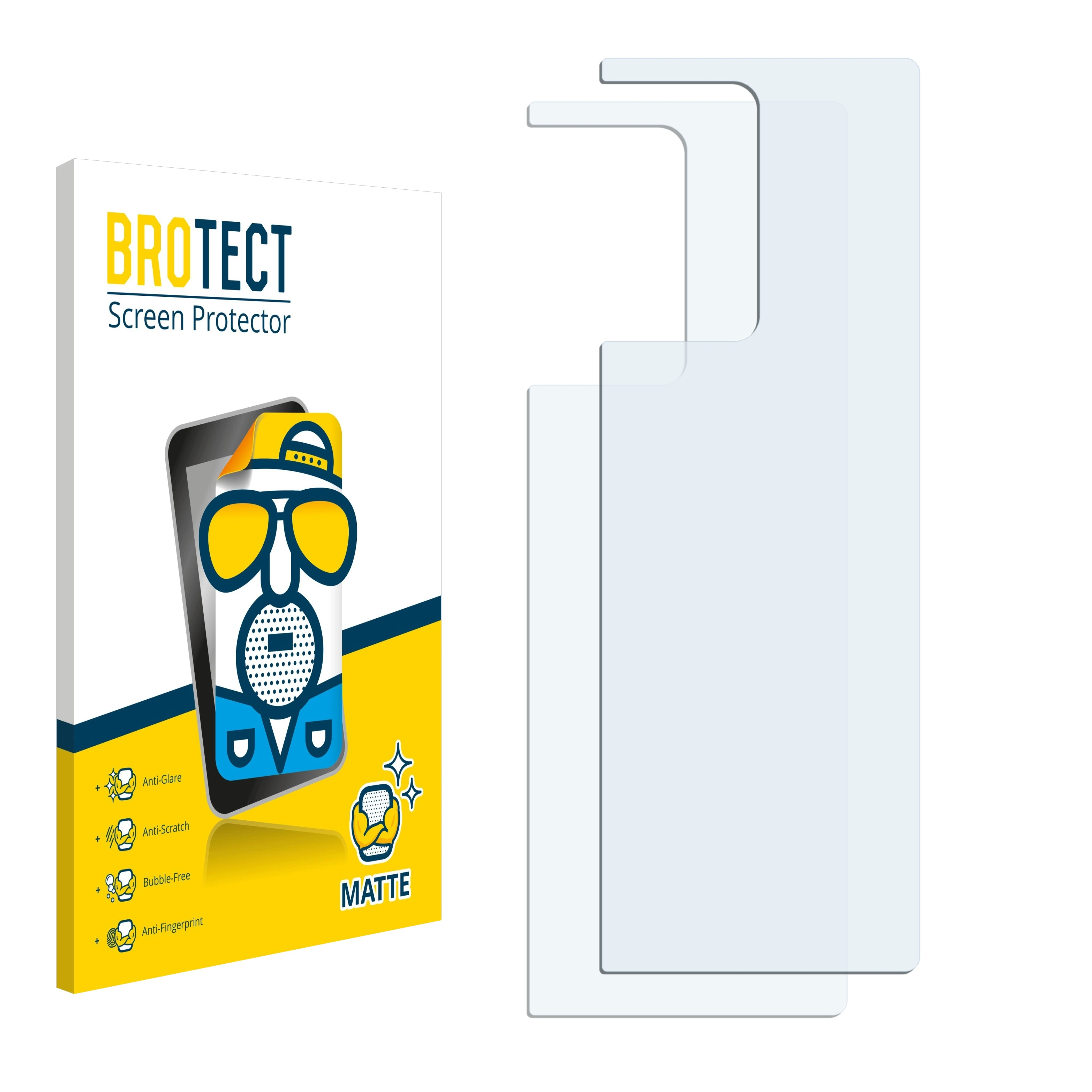 BROTECT 2x matte Schutzfolie(für Samsung Z 2 Fold Galaxy 5G)