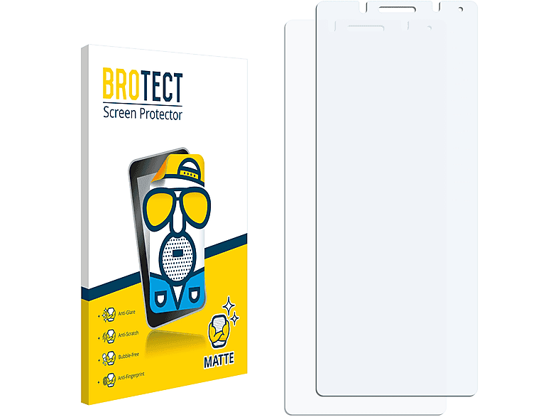 BROTECT 2x matte Schutzfolie(für Elephone U Pro)