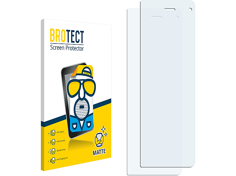 BROTECT Galaxy matte 2x Samsung Schutzfolie(für Fold)