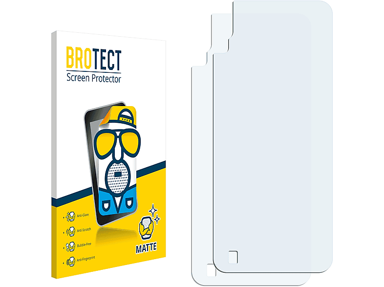 BROTECT 2x matte Samsung Schutzfolie(für M10) Galaxy