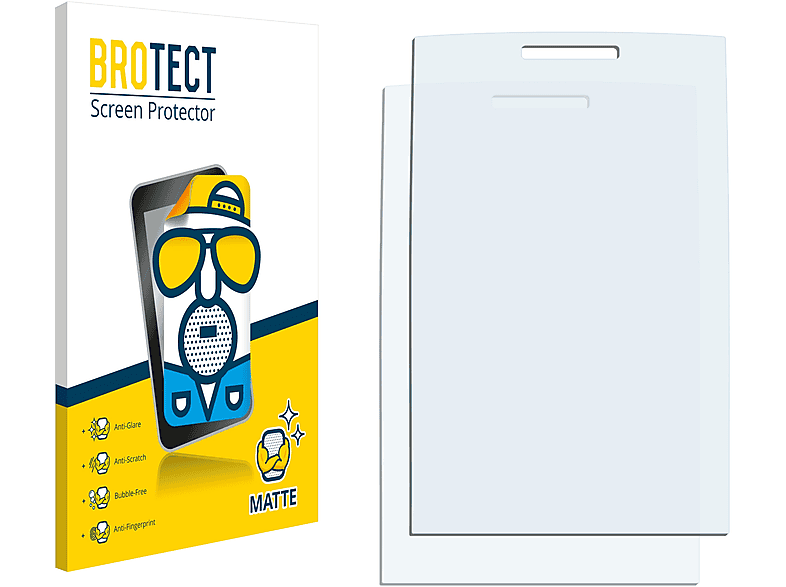 BROTECT 2x matte Schutzfolie(für Nokia X2-00)