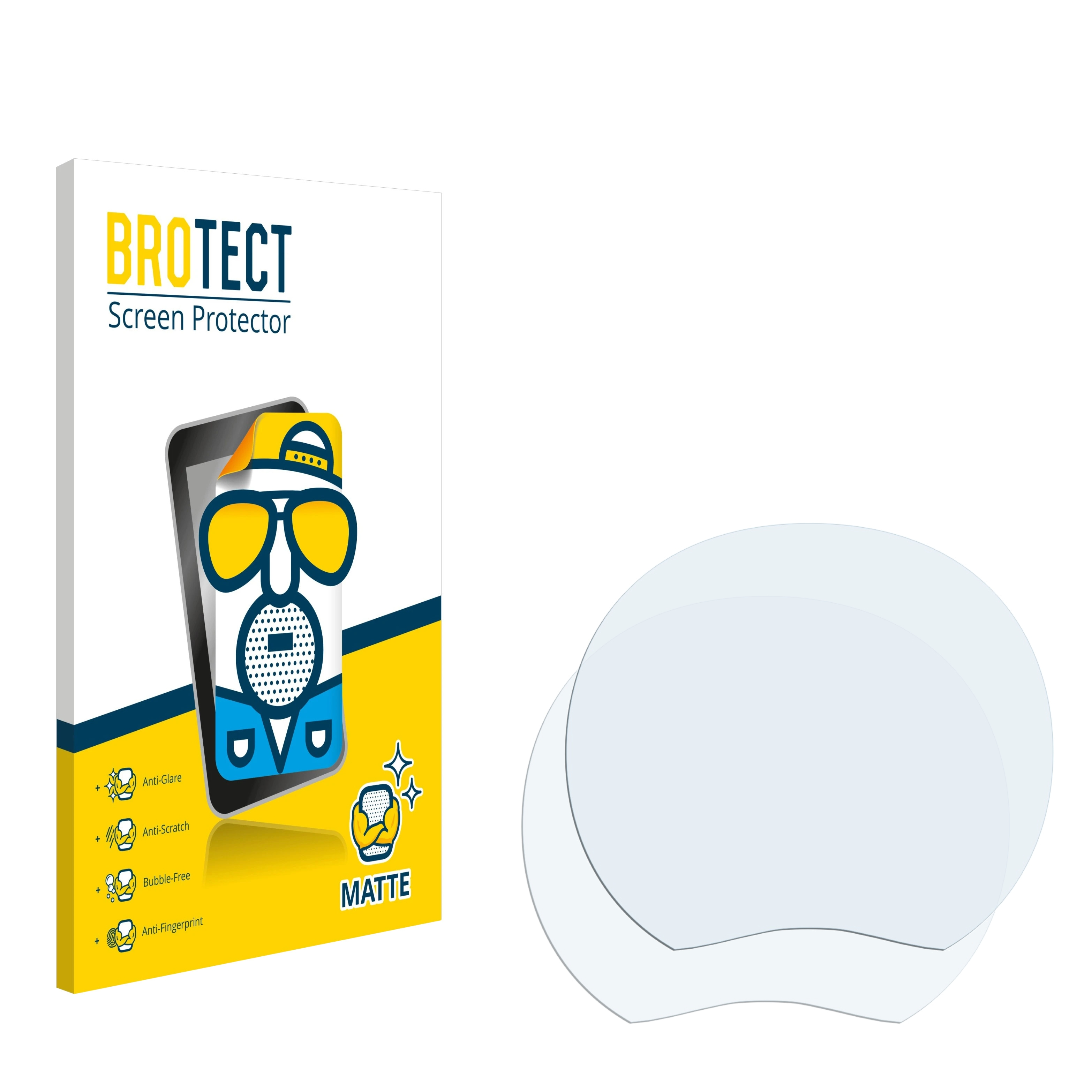 BROTECT 2x TD-0350) matte Technology Schutzfolie(für Qbic