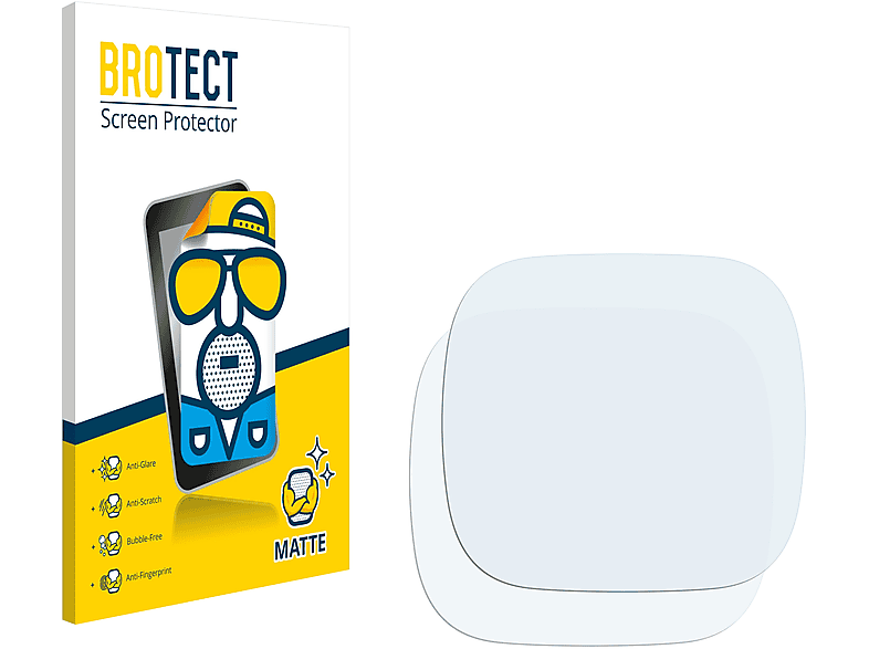 BROTECT 2x matte Schutzfolie(für RWatch M26 T8) | Smartwatch Schutzfolien & Gläser