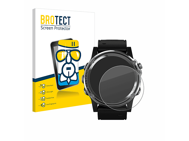 BROTECT Airglass klare Schutzfolie(für Garmin Descent Mk1)