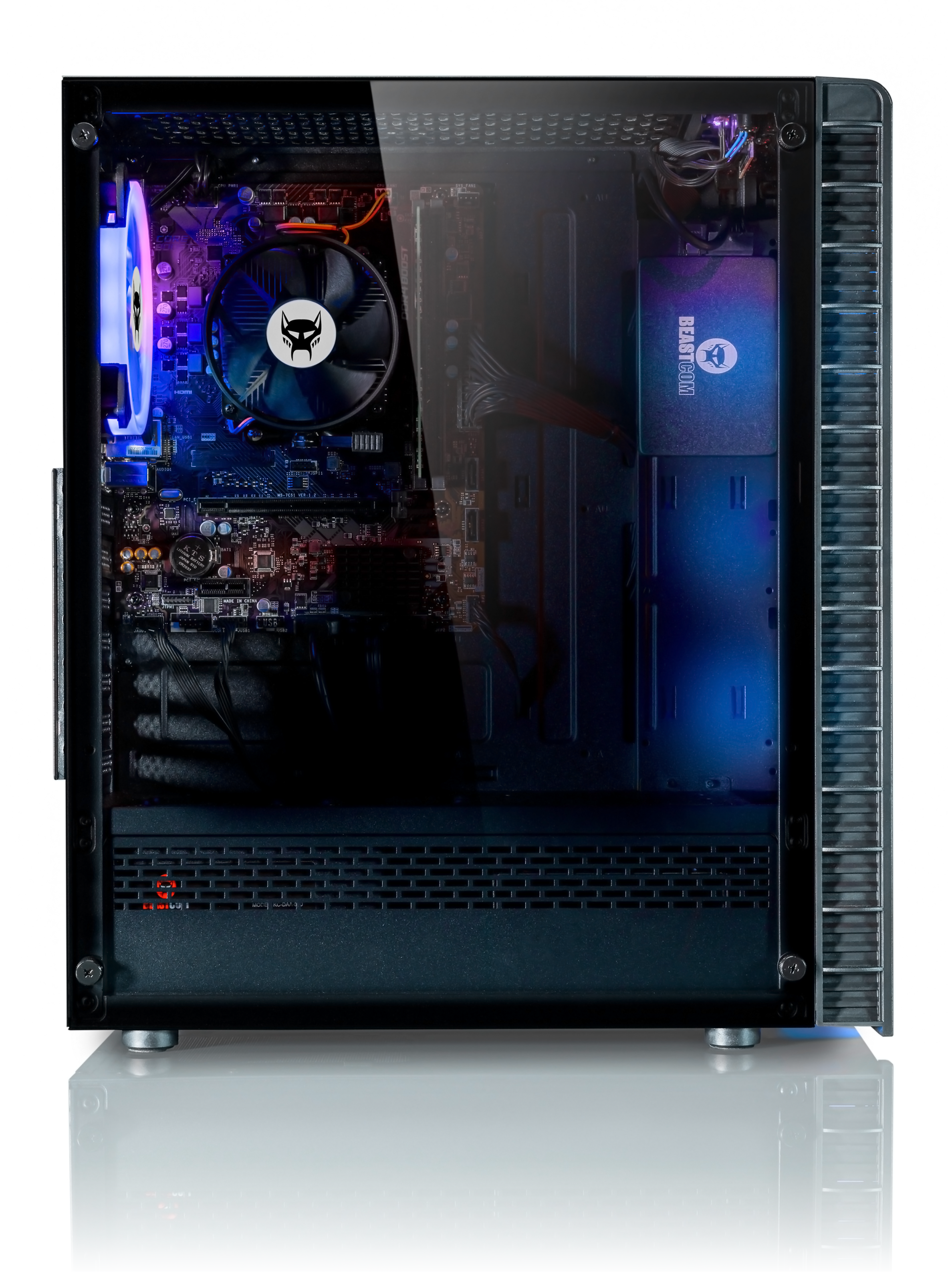 PC | 16 1 AMD Bit), Gaming Pro | GB Ryzen™ SSD, BEASTCOM Prozessor, RX RAM, Radeon™ Gaming AMD 11 Windows Vega 6 Komplett-Set, (64 Q3 mit 3 Essential TB
