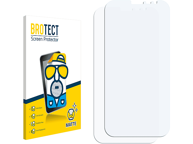 BROTECT 2x (2017)) Mio matte Giochi Phone Schutzfolie(für Lisciani