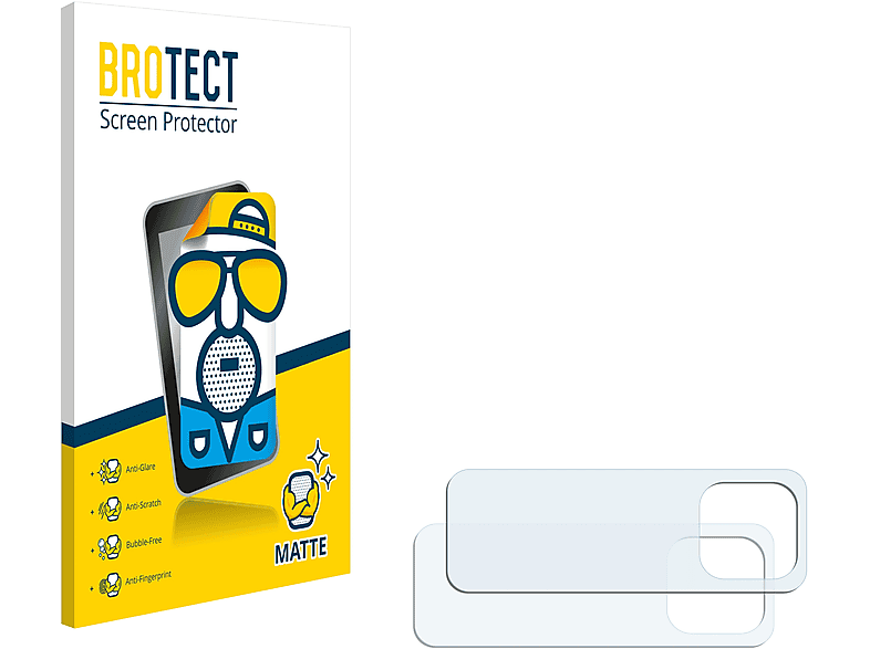 BROTECT 2x matte Schutzfolie(für Samsung Galaxy YP-F3)