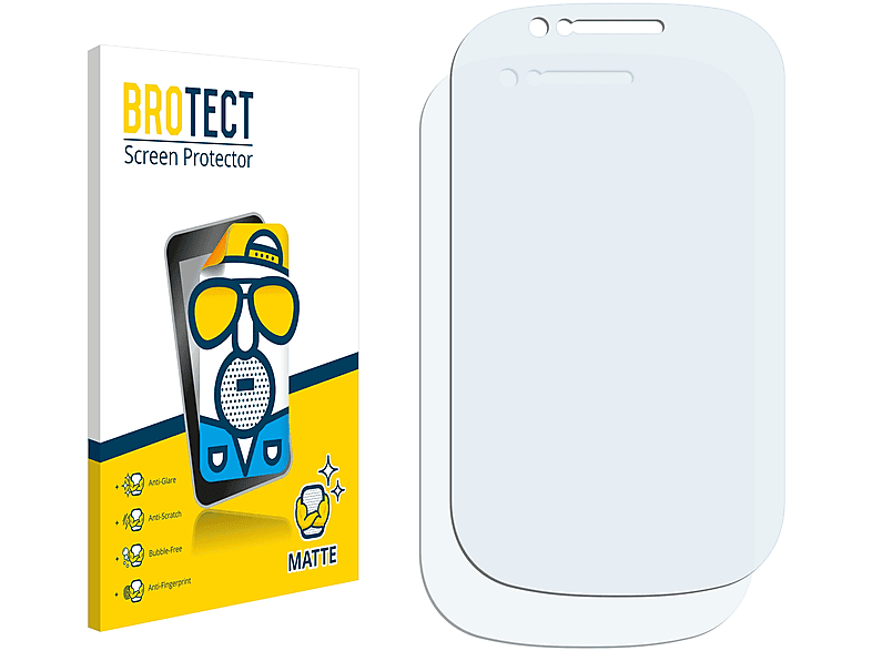 BROTECT 2x matte Schutzfolie(für Vodafone 858 Smart)