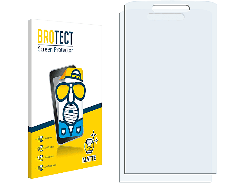 BROTECT 2x matte Schutzfolie(für Samsung GT-C3750)