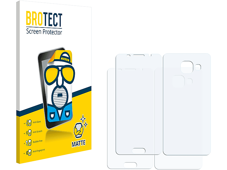 2x Schutzfolie(für 2016) Galaxy matte A3 Samsung BROTECT