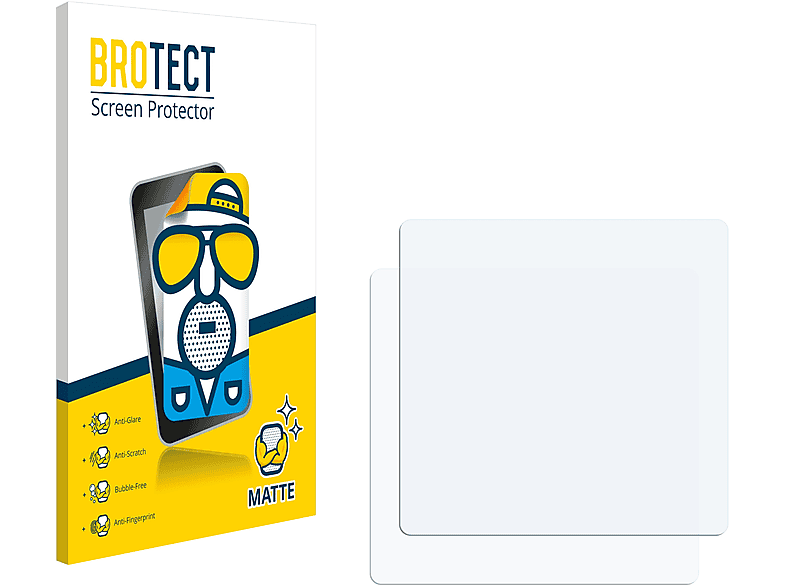 BROTECT 2x matte Schutzfolie(für Samsung Galaxy S5 View Cover)