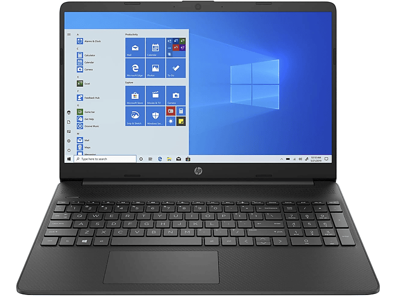 HP 15s-eq2252ng, Notebook mit 15,6 Zoll Display, AMD, 8 GB RAM, 256 GB SSD, Schwarz