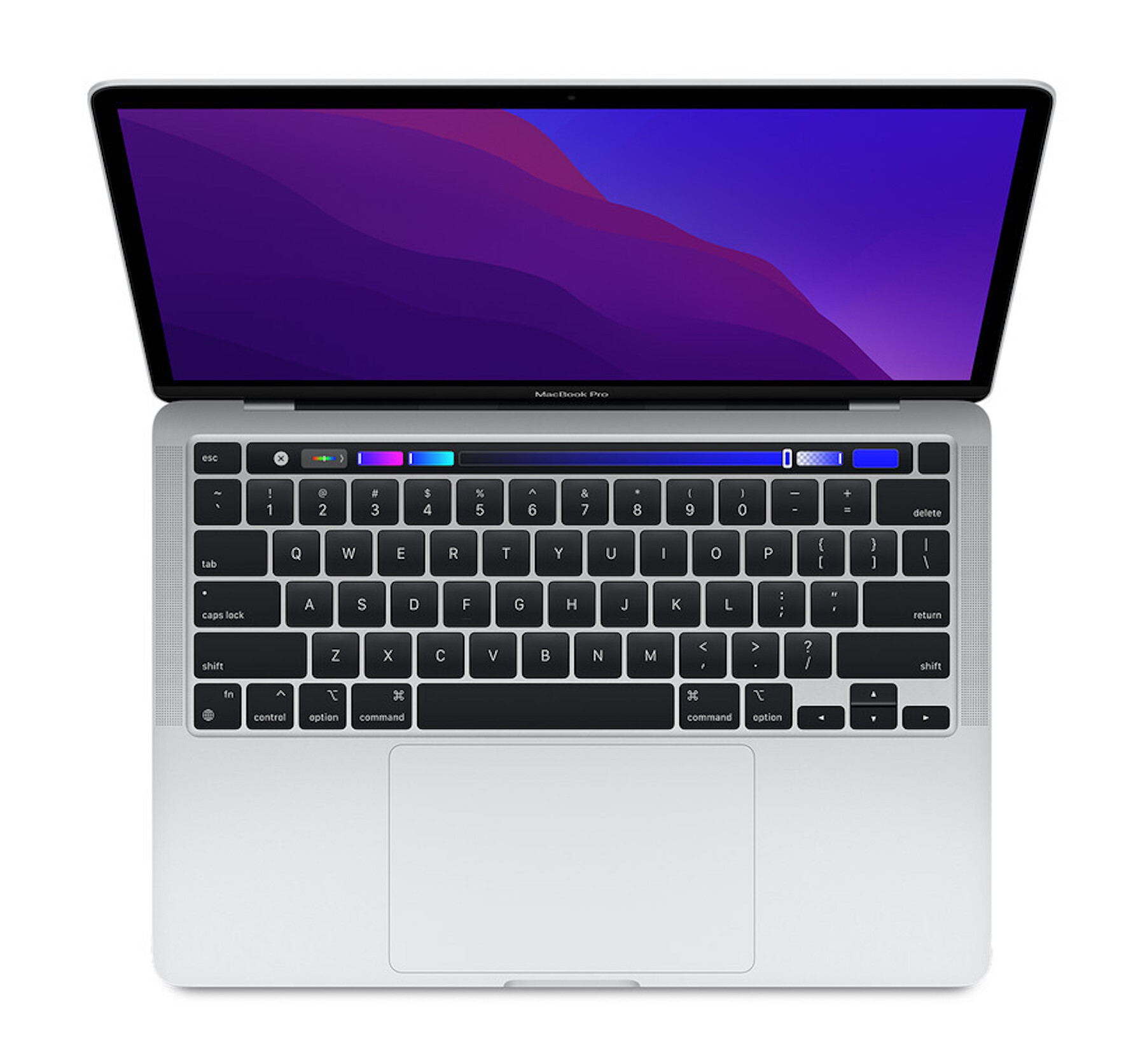 Apple, 2020, MacBook Bar Display, Touch SSD, mit (*) RAM, GB GB 8 13,3 APPLE Refurbished Zoll REFURBISHED 512 notebook Silver 13\