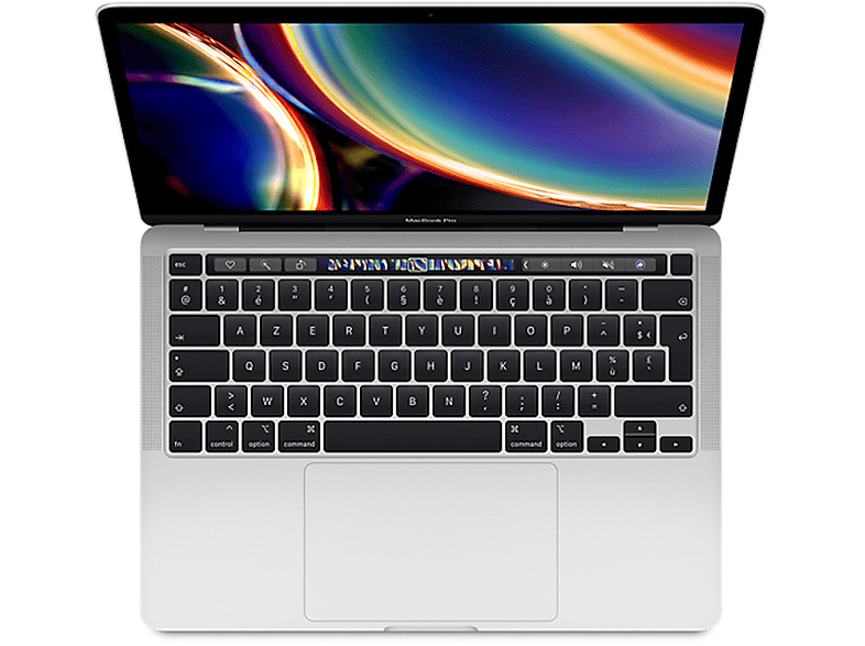 Prozessor, Touch 512 Intel® GB mit 13,3 RAM, Zoll i5 APPLE MacBook Pro 2020, Bar Refurbished Core™ SSD, Silver Display, REFURBISHED notebook GB (*) 16 13\