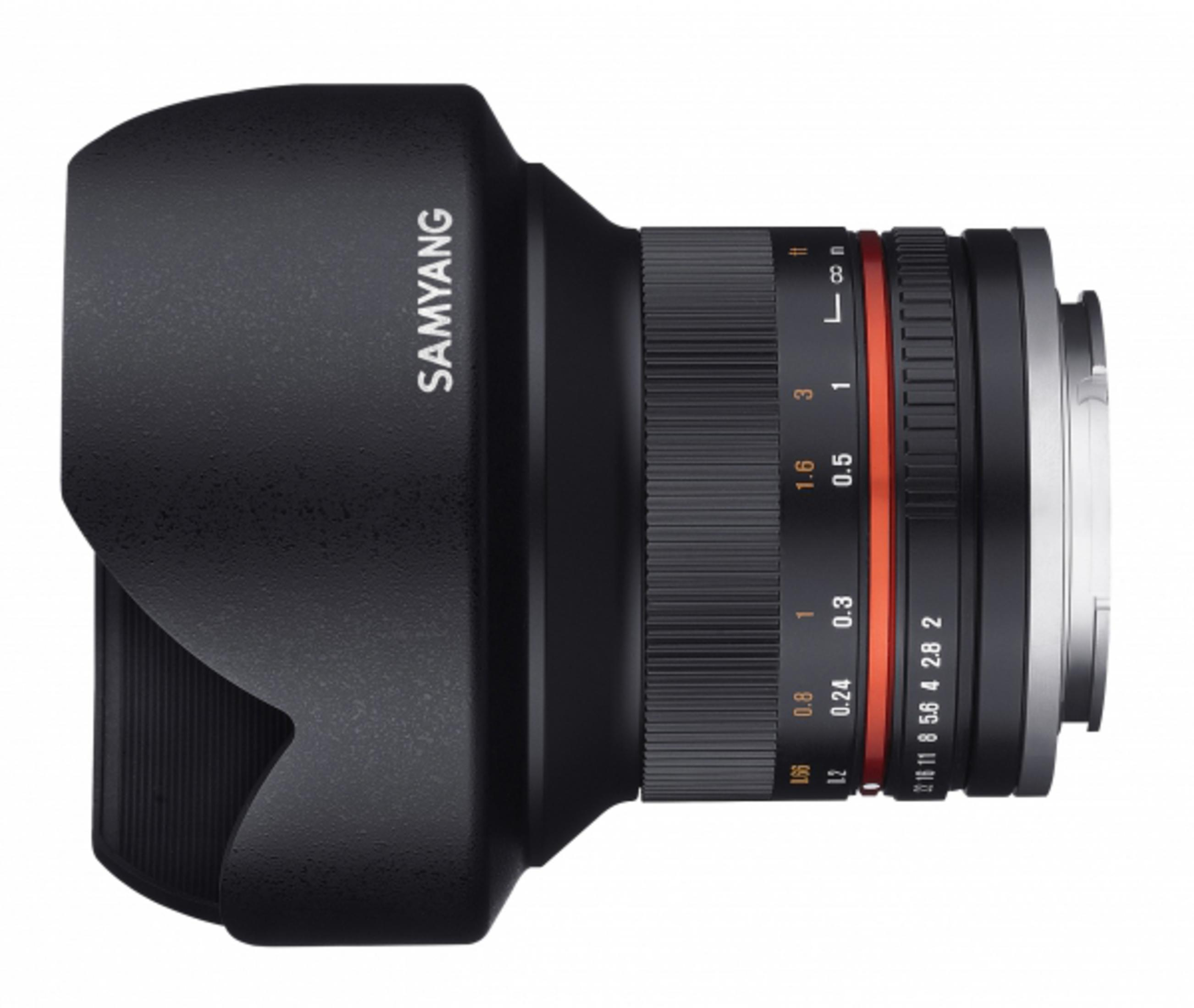 SAMYANG 21574 12 mm Schwarz) für Fuji (Objektiv X-Mount, f/2 12 SCHWARZ X CS NCS FUJI 2/12 F mm 