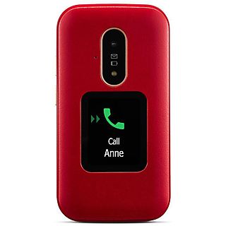 DORO 6820 - 4G Eenvoudige Klaptelefoon (Rood-Wit) - 128 MB Rood
